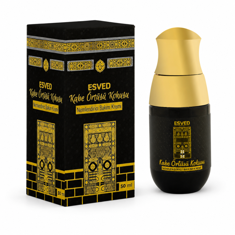 Esved moisturising care cream 50ml in kaaba cover and madinah rawdah scents