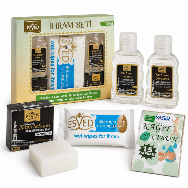 Unscented Ihram Soap & Shampoo Travel Essentials for Hajj and Umrah