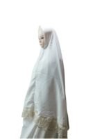 2pc Muslim Women Prayer Dress sleeve Scarf Hijab Jilbab Cover full Body - Image 6
