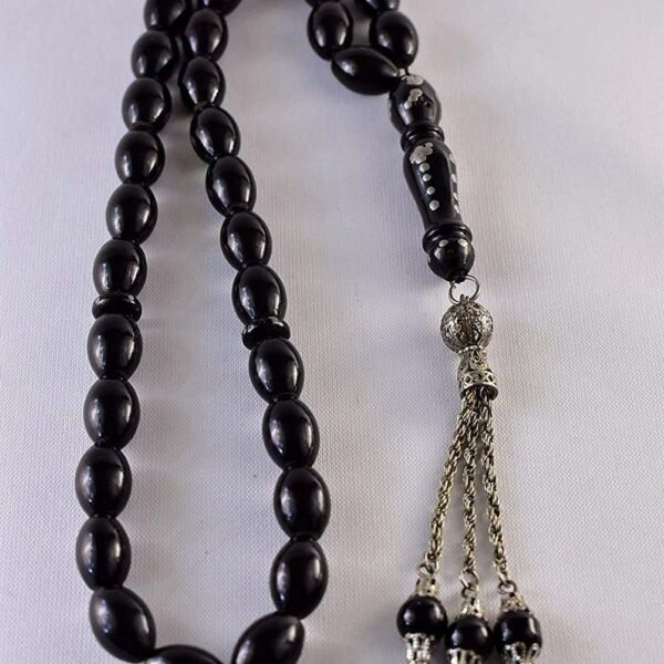 2 Tasbeeh with 33 Beads metallic plastic beads High Quality