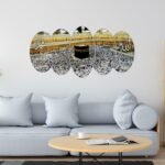 5 pcs very beautiful wood frame Islam size 100 x 50cm Allah Mohamad Kaaba Real no holes no drilling RRP 50 pound