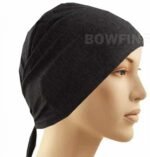 3 x Tie Back Bonnet stretchy comfy turlu material reusable re washable many colours used as: Hair band, Hat. - Image 4
