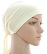 3 x Tie Back Bonnet stretchy comfy turlu material reusable re washable many colours used as: Hair band, Hat. - Image 5