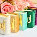 2 x Mini Full Qur'an Quran Car Hanging Velvet Made in Turkey Gift Muslim many colours