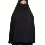 5XL Ladies one piece hijab Niqab (Mask) include Face Veil High Quality breathable useful in this pandemic