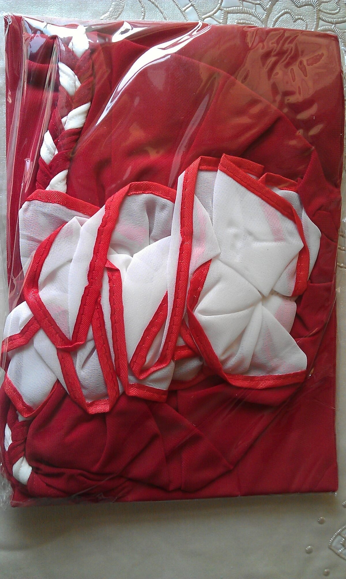 Fancy Two pieces Flower Hijab Head wear cover scarf Islamic dress High Quality - Image 19