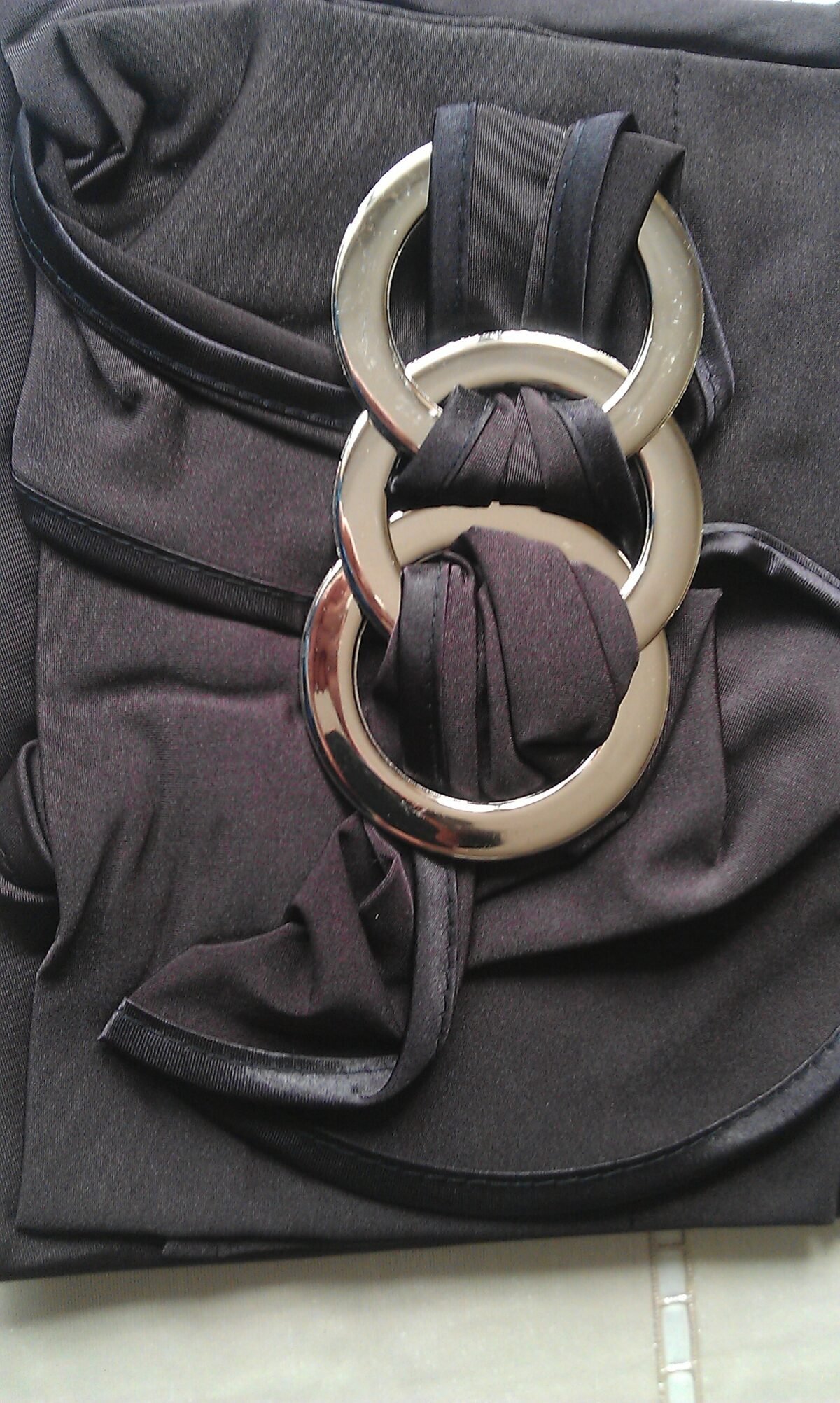 Fancy 3 rings Two pieces Hijab Head wear cover scarf Islamic dress High Quality - Image 3