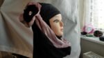 Fancy Two pieces Flower Hijab Head wear cover scarf Islamic dress High Quality - Image 2