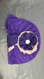 Fancy Two pieces Flower Hijab Head wear cover scarf Islamic dress High Quality - Image 5