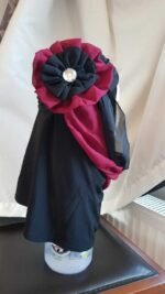 Fancy Two pieces Flower Hijab Head wear cover scarf Islamic dress High Quality - Image 6