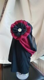 Fancy Two pieces Flower Hijab Head wear cover scarf Islamic dress High Quality - Image 8