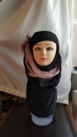 Fancy Two pieces Flower Hijab Head wear cover scarf Islamic dress High Quality - Image 11