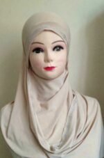 Fancy Kuwaiti Beaded one piece Hijab with shawl Head wear cover scarf Islamic dress High Quality - Image 4