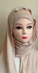 Fancy Kuwaiti Beaded one piece Hijab with shawl Head wear cover scarf Islamic dress High Quality - Image 5
