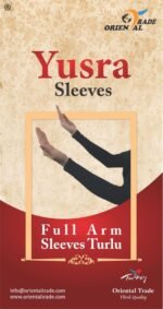 1 set Elegant 2 pieces Sleeves with buttons stretchy Cotton Turlu ( no bubbles) Arm nice colours, Women