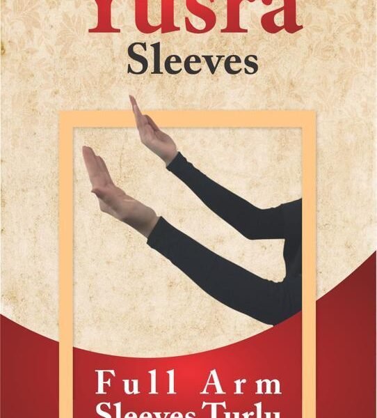 1 set Elegant 2 pieces Sleeves with buttons stretchy Cotton Turlu ( no bubbles) Arm nice colours, Women