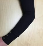 1 set Elegant 2 pieces Sleeves with buttons stretchy Cotton Turlu ( no bubbles) Arm nice colours, Women - Image 4