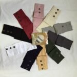 1 set Elegant 2 pieces Sleeves with buttons stretchy Cotton Turlu ( no bubbles) Arm nice colours, Women - Image 5