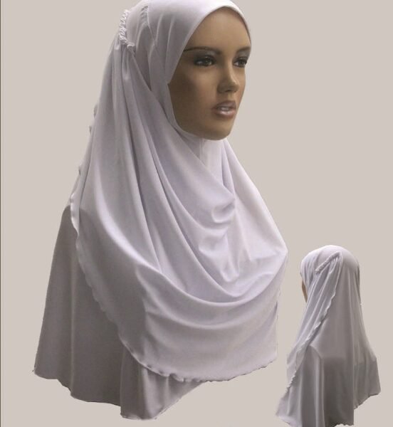 Fancy 1 piece Beautiful Quality women Hijab Head cover scarf Islamic connected from side