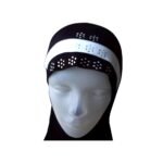 Fancy 1 piece Beautiful Quality children Medium Hijab with 3 layers and beads Head cover scarf - Image 12