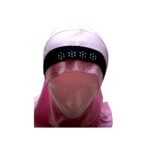 Fancy 1 piece Beautiful Quality Children Large Hijab with 3 layers and beads Head cover scarf - Image 13