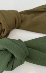 Large Plain Wrinkles (crinkled) Royan Shawl Head Scarf Wrap New style Islamic Hijab High Quality 200 cm X 110 cm - Image 7