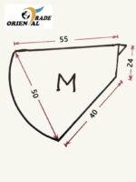 Fancy 1 piece Beautiful Quality Children kids Medium Hijab with flowers and beads Head cover scarf - Image 2