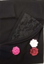 Fancy 1 piece Beautiful Quality Children kids Medium Hijab with flowers and beads Head cover scarf - Image 12