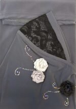 Fancy 1 piece Beautiful Quality Children kids Medium Hijab with flowers and beads Head cover scarf - Image 16