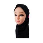 Fancy 1 piece Beautiful Quality Children kids Medium Hijab with flowers and beads Head cover scarf - Image 21