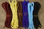 2x Tasbeeh metallic plastic beads Tasbeeh High Quality many nice colors - Image 4