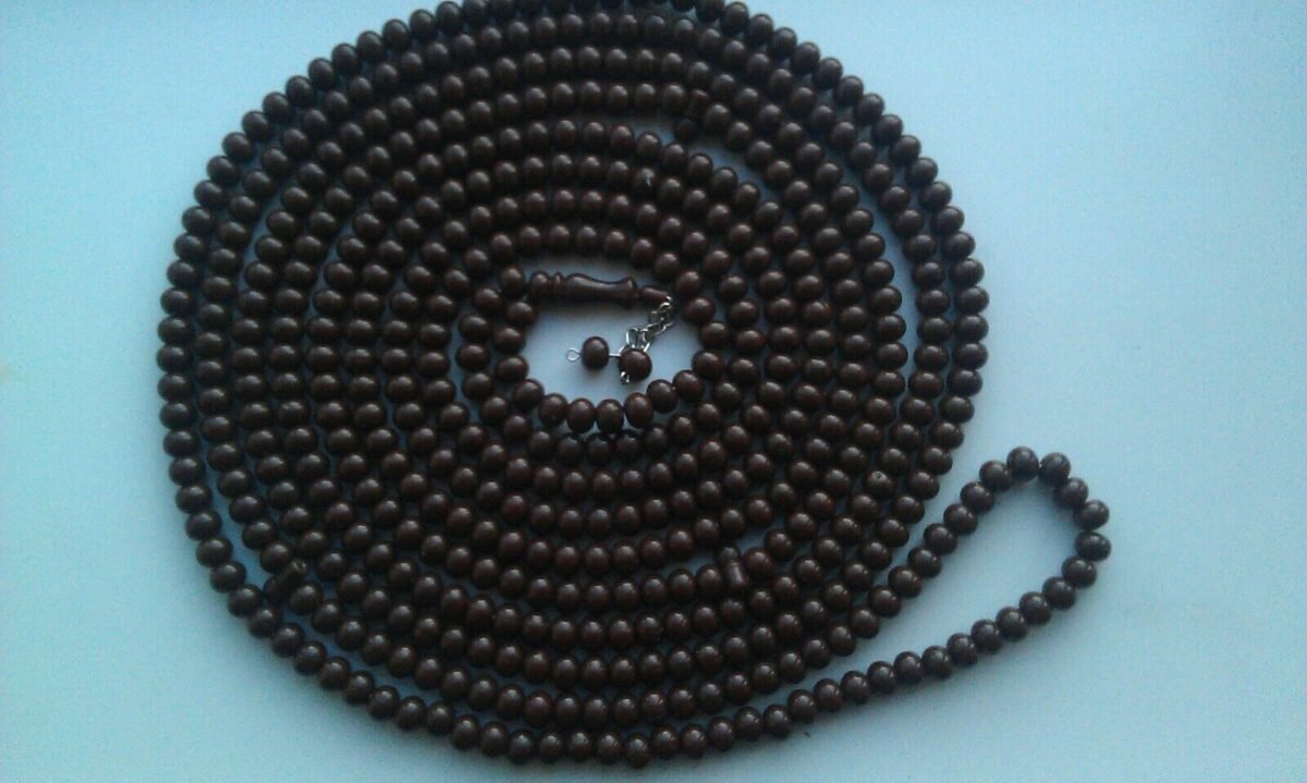 2x Tasbeeh metallic plastic beads Tasbeeh High Quality many nice colors - Image 5