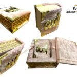 Fancy Gift Box Made of Velvet with Mini full Qur'an Muslim decoration