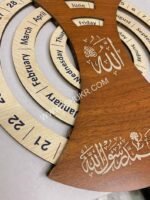 Wood Frame Laser cut Calendar it's suitable for all years - Image 2