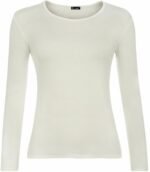 2x Tops Quality Body stretchy Top Long Sleeves Plain casual T-shirt high neck - Image 11