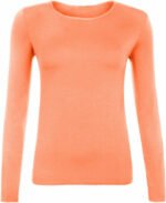 2x Tops Quality Body stretchy Top Long Sleeves Plain casual T-shirt high neck - Image 20