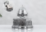 Dome of the rock large with full Quran Al Aqsa Palestine Décor Silver Gold Ornament - Image 2
