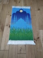 Quality children kids prayer mat rug janamaz Salat Islamic printed colours - Image 8