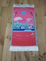 Quality children kids prayer mat rug janamaz Salat Islamic printed colours - Image 6