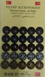 New Snag Free Strong Magnetic Scarf Pins Clip Brooch For Scarf Shawl Hijab 2 Pairs - Image 4