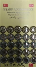 New Snag Free Strong Magnetic Scarf Pins Clip Brooch For Scarf Shawl Hijab 2 Pairs - Image 6