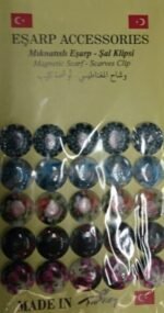 New Snag Free Strong Magnetic Scarf Pins Clip Brooch For Scarf Shawl Hijab 2 Pairs - Image 7