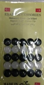 New Snag Free Strong Magnetic Scarf Pins Clip Brooch For Scarf Shawl Hijab 2 Pairs - Image 3