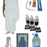 Hajj Umrah Ihram set Inc Towels Belt Soap Miswak Tasbih prayer mat Zamzam water