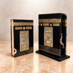 Quality Large Quran in Kabaa shape box with Black stone in a Gift box w handle - Image 3