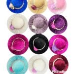 2Pc Pin Cushion, hat shape, different colors.