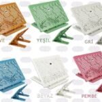 Elegant Quality Plastic Quran Bookstand Rehal one size.