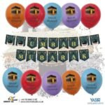 Ramadan, Hajj, Umrah & Eid decoration (10 balloons&15banners)Islamic celebration - Image 4