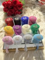 2x Fancy Tasbeeh & Finger masbaha in velvet Gift Boxes wedding engagement - Image 2