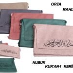 Turkish Chamois Madrasa Quran Bag Islamic with long handle
